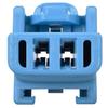 Daytona 96191 Motorcycle Turn Signal Connector 2 Pole Honda Light Blue