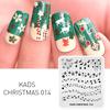 KADS Christmas Nail Art Stamping Plates Manicure Stamp Template Image Nails Art Stamp Print Stencils