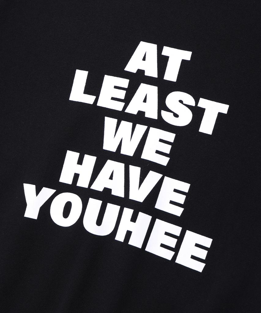 YOUHEE Youhee Lettering Sweatshirts Black