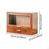 Toy Display Shelf Box Storage Stand Showcase Wooden Shelves Small Organizing Cabinet