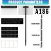 Solar Powered Illuminated Address Plaque Features High Visibilities Number for Night Use and Weatherproofed
