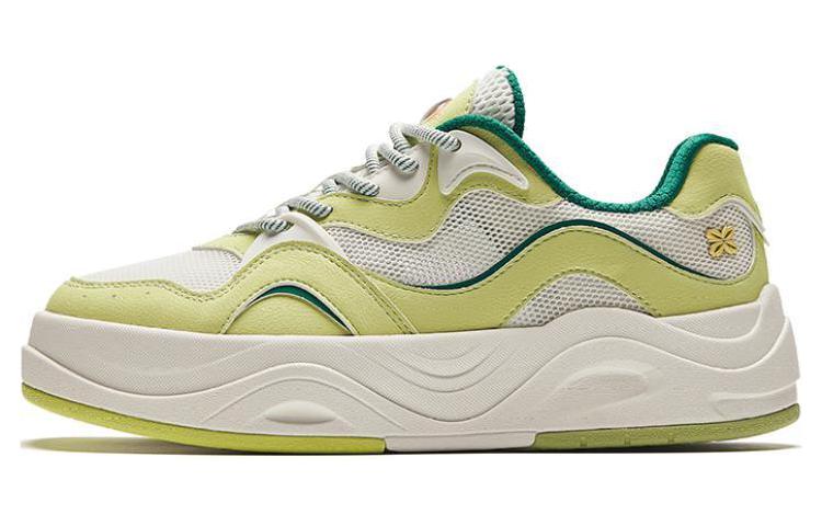 Women's Sneakers Anta Seaweed Spring Low top Skateboard Shoes Women's White Green