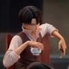 19cm Anime Útok titánů Figurky Levi Ackerman Figurka Model v sedě Hračky Předprodej Socha GK Figurka Ozdoba Dárky