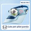 Cartoon Cute Pet Neck Fan With Usb Rechargeable Noleaf Design For Kids Personal Cooling