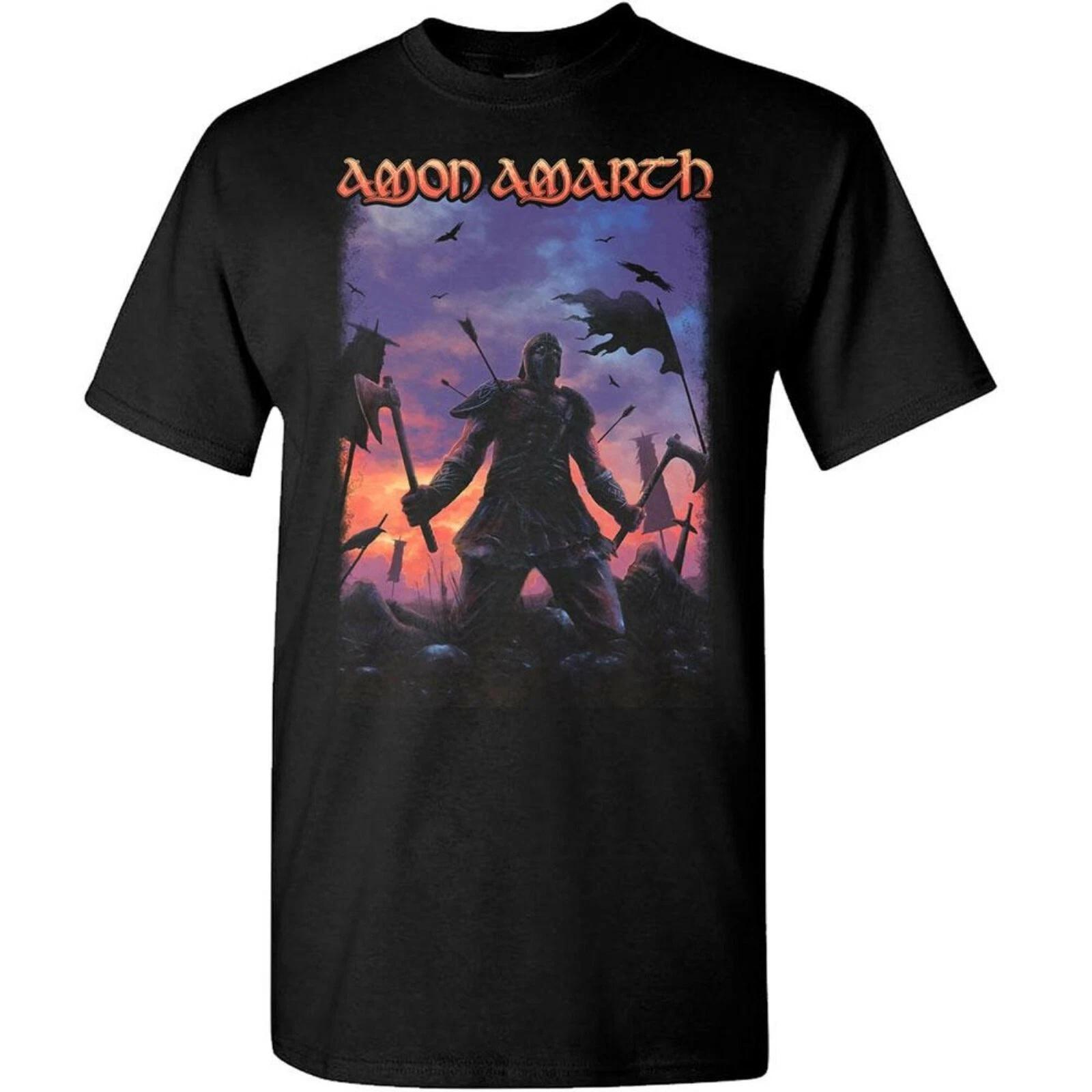 AMON AMARTH cd lgo WE WILL NEVER DIE Official SHIRT LRG New berserker M