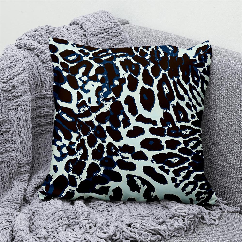 Kissenbezug mit Zebra-Print, geometrischem Muster, dekoratives Sofakissen, nordische Heimdekoration, Überwurf