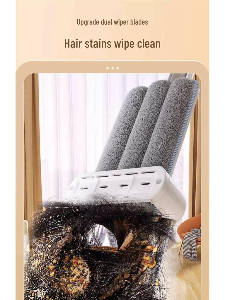 2025 Hands-Free Flat Mop: Large, Effortless, One-Wipe Clean Floor Mop