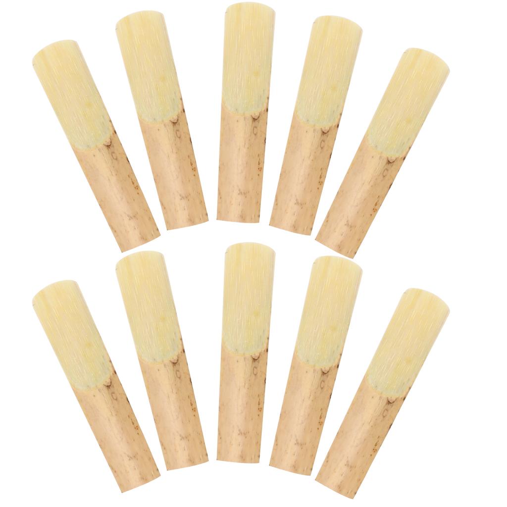 10 bucăți lamelă pentru saxofon cu capac de protecție, înlocuitor de instrument muzical din bambus Alto