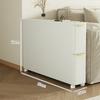 Slim Side Storage Cabinet Simple Luxury Bedside Table Easy-Move Small Corner Table for Bedroom And Living Room