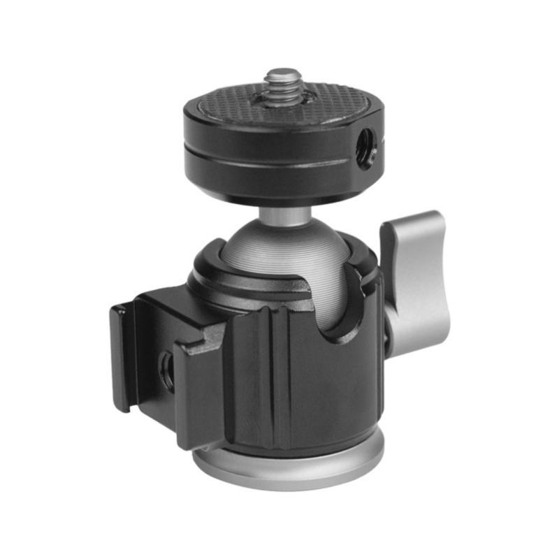 360°Swivel Panoramic Metal Tripod Balls Head for Tripods and Phones 360°Panoramic Design with 1/4inch Screw Thread Mount 1