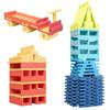 Building Archimedes Kids Blocks Set Wooden Strips Slats Toddler Construction