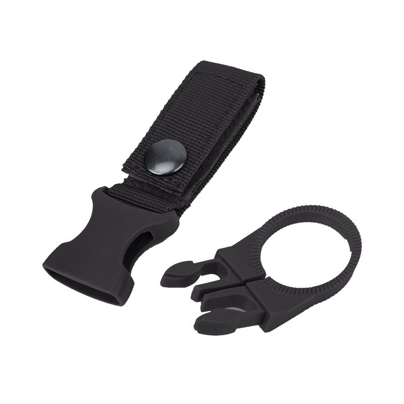 1pc Camping Webbing Buckle Hook Water Bottle Holder Clip Outdoor Military Nylon Climb Carabiner Belt Backpack Hanger
