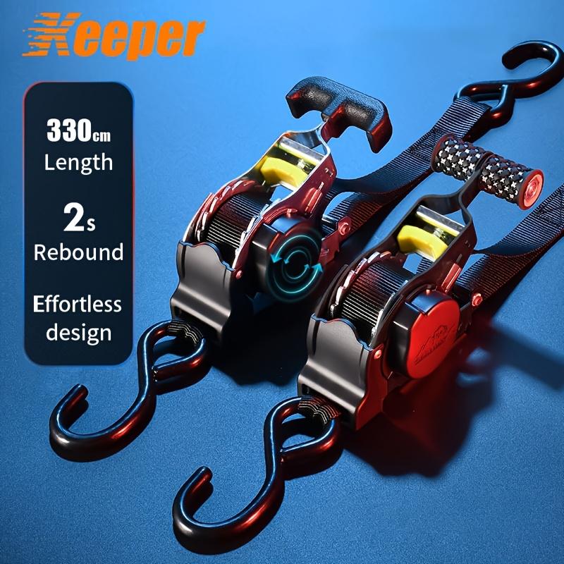 Automatic Retractable Cargo Straps with Heavy Duty Tensioner, Shrink Tensioner Strap, Luggage Rope, Motorcycle Strap, Fixed Tightening Strap