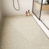 Simple Bathroom Floor Mat, Dust Removal And Wear-Resistant Silk Ring Floor Mat, Large Size, Full Floor, Shower Mat, Dirt-Resistant And Non-Slip