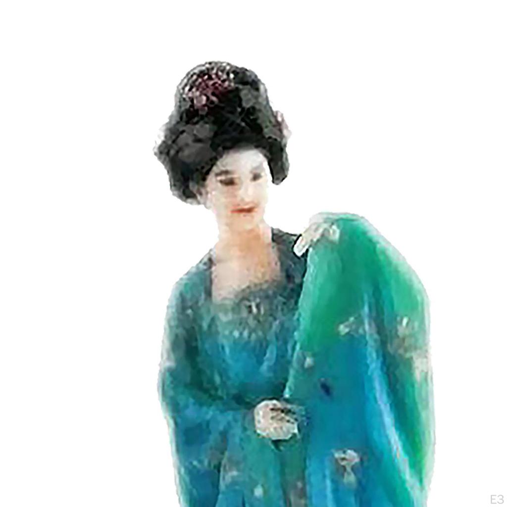 Miniaturní socha čínské panenky pro domácí dekoraci