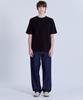 BASIC HOUSE Uni Relaxed Fit Round Neck Short Sleeve T-Shirt Black Lats0105 (A Type)