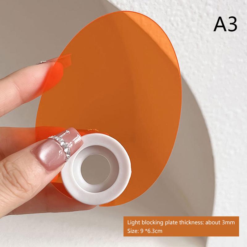 

Nail Salon Devices Acrylic Light-Blocking Baffle For Straight-Shaped Nail Uv Lamp Protective Goggles Anti-Blue-Light