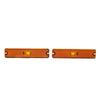 Pair Car Side Marker Light Shade 56001424 Strong Light   Replacement for   YJ 1987‑1995