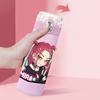 Anime K-Pop Dämonenjäger Bedruckte Thermosbecher Tragbare Edelstahl 400ml Wasserflasche Auslaufsicher Camping Wasserbecher Kindergeschenk