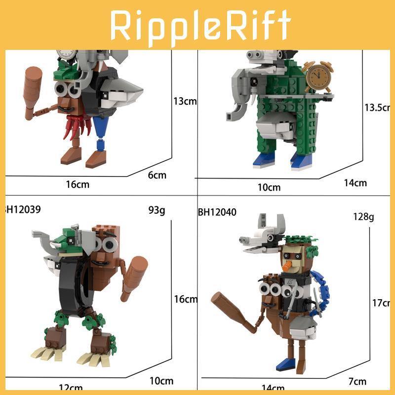 Assembling Italiana Brainrot Building Block Models For Kids Activities Creative