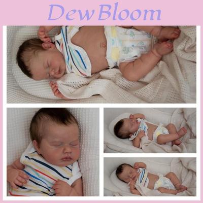 Npk 19-calowa Lalka Reborn Loulou Silikonowa Lalka Dziecko Realistyczna i Urocza Zabawka Dla Dzieci w Wieku 4-6 Lat