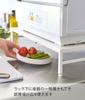 Yamazaki Jitsugyo 5878 Dishwasher Rack that Can Be Handed Over the Approximately x D36 x Plate The lower tier can also be used as a temporary storage