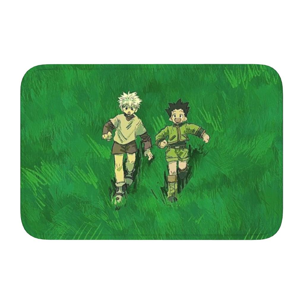HXH Anime Doormat Anti-Slip Bath Kitchen Welcome Mat Toilet Door Floor Entrance Carpet Rug Footpad
