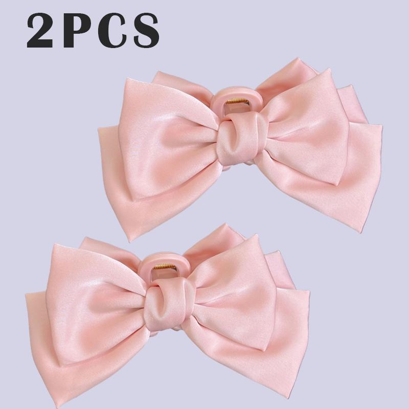 3Pcs/2Pcs Super Large Bowknot Grip Clip Cute Hair Clip High-End Clip Hair Accessory