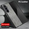 Mattes PU-Leder Funda für Samsung Z Fold 8 Fold 7 6 5 4 3 2 Hülle Matte Hartplastik Stoßfeste Handyhülle