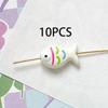 10pcs Handmade Craft Mini Fish Beads Cartoon Jewelry Making Material  Bracelet Making Kit