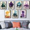 Japanese Anime Demon Slayer Posters And Prints Pictures On The Wall Vintage Poster Decorative Home Decor Tableau