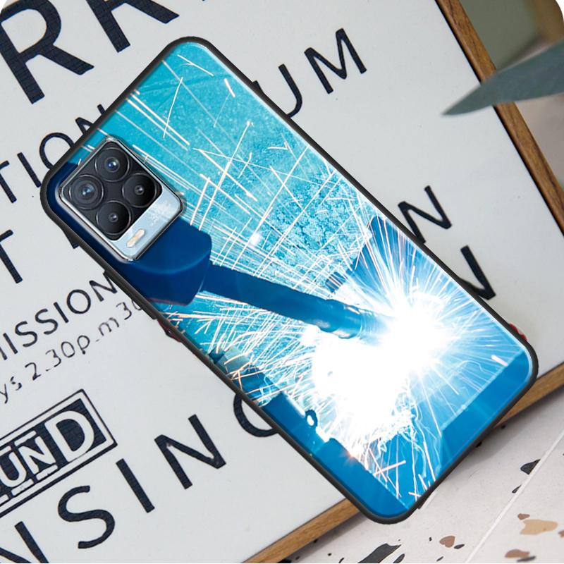 

Чехол для сварщика для Realme C21 C11 C15 GT Neo2 Master 8 Pro 8i OnePlus 9 Pro 8T 9R Nord2, чехол GT Master Explorer5G