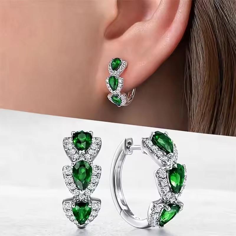 Orecchini Decorativi a Goccia d'Acqua da Donna, Orecchini Eleganti e Minimalisti, Accessori Raffinati e Regali per Banchetti e Feste