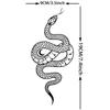 1 Sheet Snake Temporary Tattoos For Women Men Arm Leg Forearm Body Adults Rose Fake Flower Tattoo Sticker Waterproof Covers Up