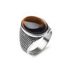 Men's/Women Many Gemstone Style 316LStainless Steel Onyx Scale Texture Rings Classic Fashion Trend Jewelry High Quality Product