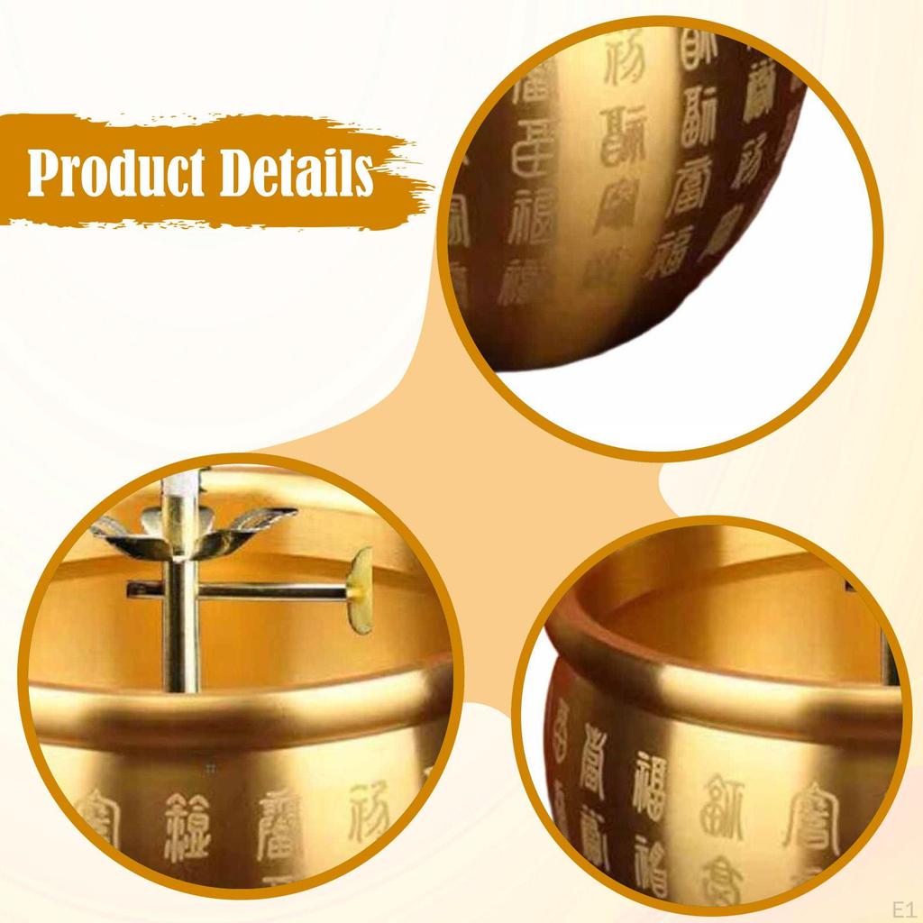 Retro Lampa Olejna Regulowana Jasność Miedziane Przybory Ołtarzowe Ornament Pojemnik na Ghee Lampki Masłowe