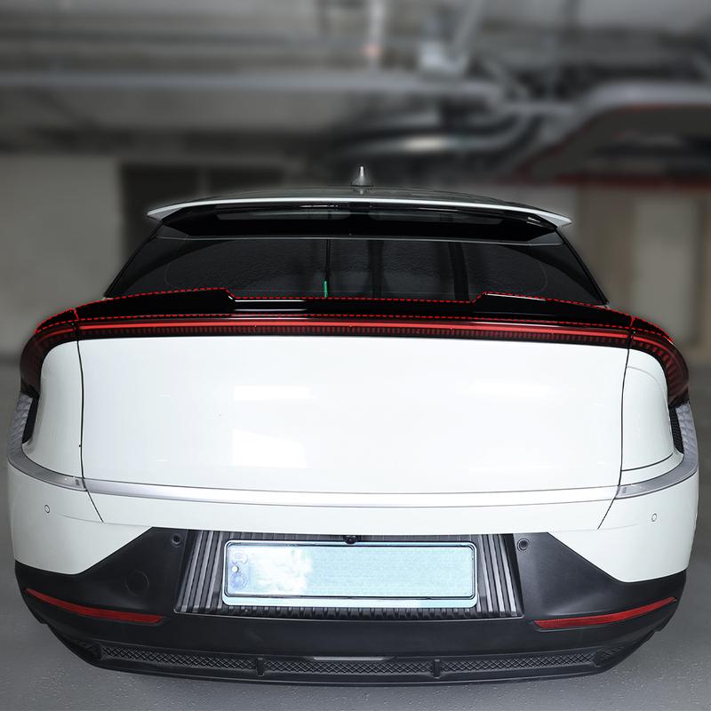 For Kia EV6 -2024 Auto Black Spoilers Rear Roof Trim Strip Trunk Top Wings Cover Trim Exterior Accessories