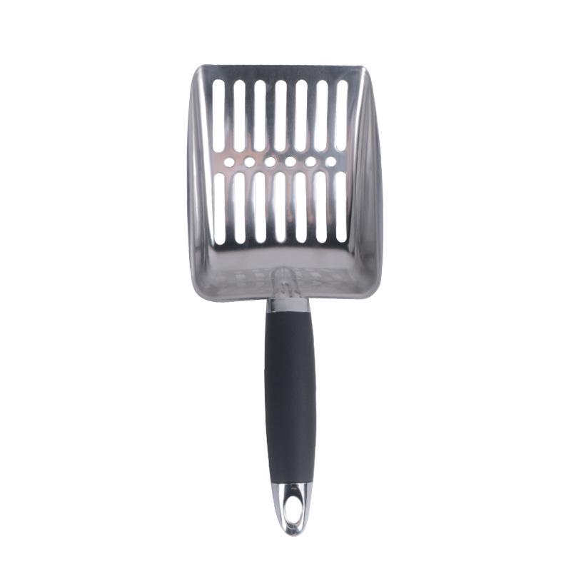 Thickened Stainless Steel Cat Litter Scoop - Durable Kitten Shovel for Bentonite & Tofu Litter