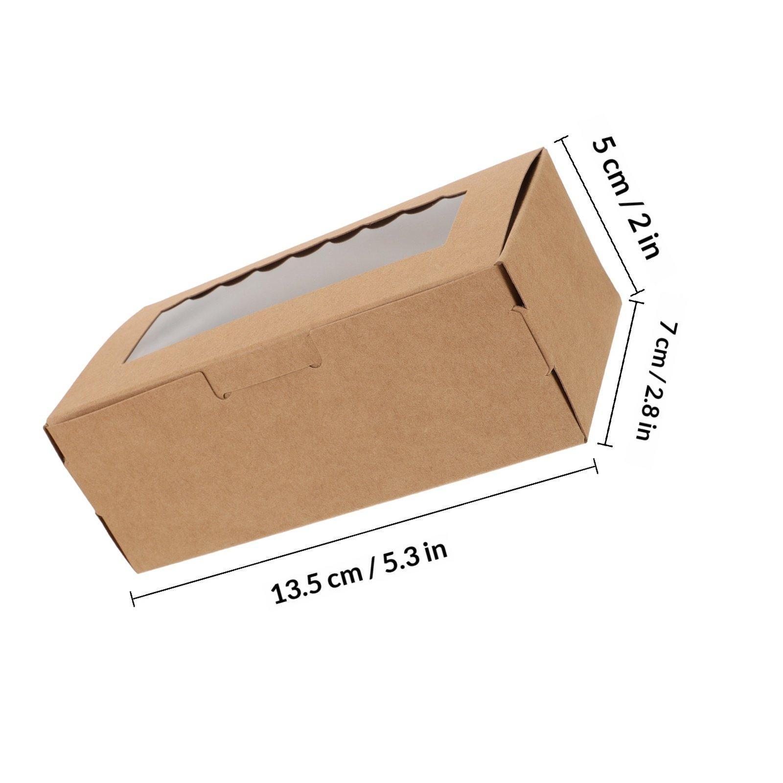 

Food Safe Cake Boxes Material Big See Through Window Cupcake Packing Box Dessert Container for Parties Baking