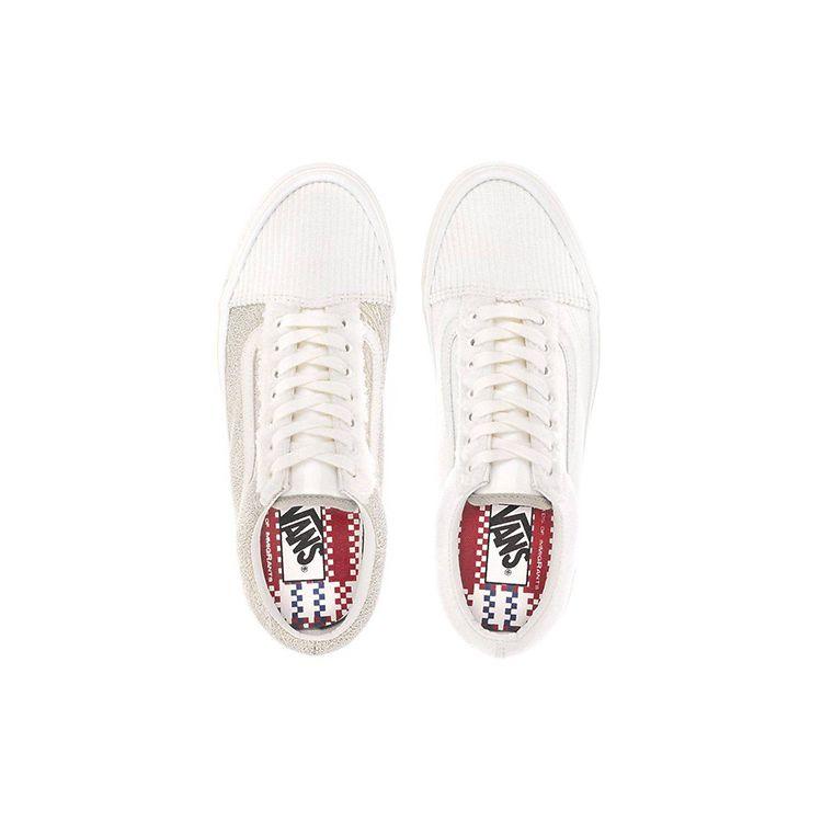 Vans Kids Of Immigrants X Old Skool 36 DX White Bandana Unisex Sneakers Marshmallow Multi-Color VN0A38G2AAR