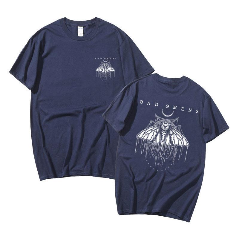 Bad Omens Band Grafická trička Krátký rukáv Párová Rock Punk Gotický Streetwear Pánské Topy Tričko Pánské Vintage Oversized Trička