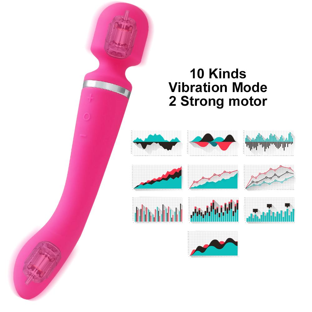 Dildo-uri puternice cu 20 de viteze Vibrator AV Baghetă magică Jucării sexuale pentru femei Stimulator de clitoris pentru adulți Produse intime pentru adulți