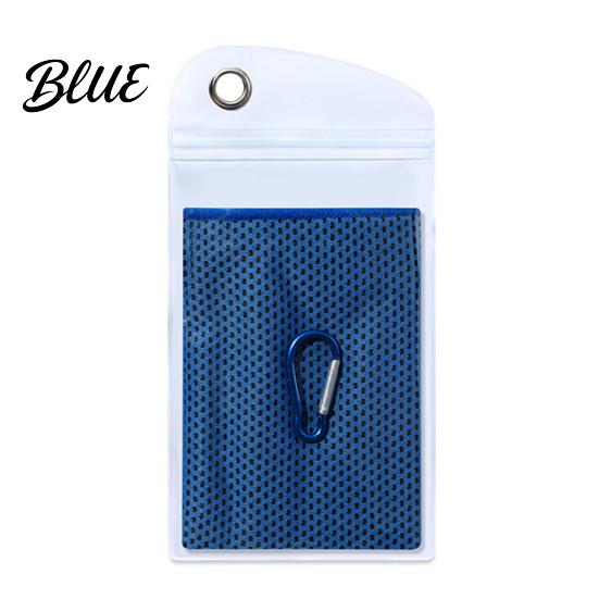 Summer Cooling Equipment 90x30cm Towel for Face Chilly Sports with Storage Bag Portable Gym And Carabiner Cold Neck Wrap Workout Recovery