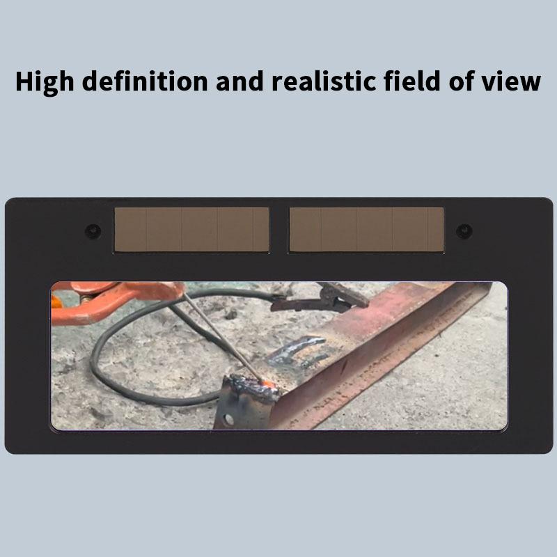 Solar Auto-Abdunkelnde Schweißlinse Schweißbrille Solarbetriebene Schweißhelm-Schutzbrille Schweißhelm Maske Zubehör