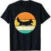 Cardigan Pembroke Welsh Corgi Silhouette Retro Vintage Gift T-Shirt