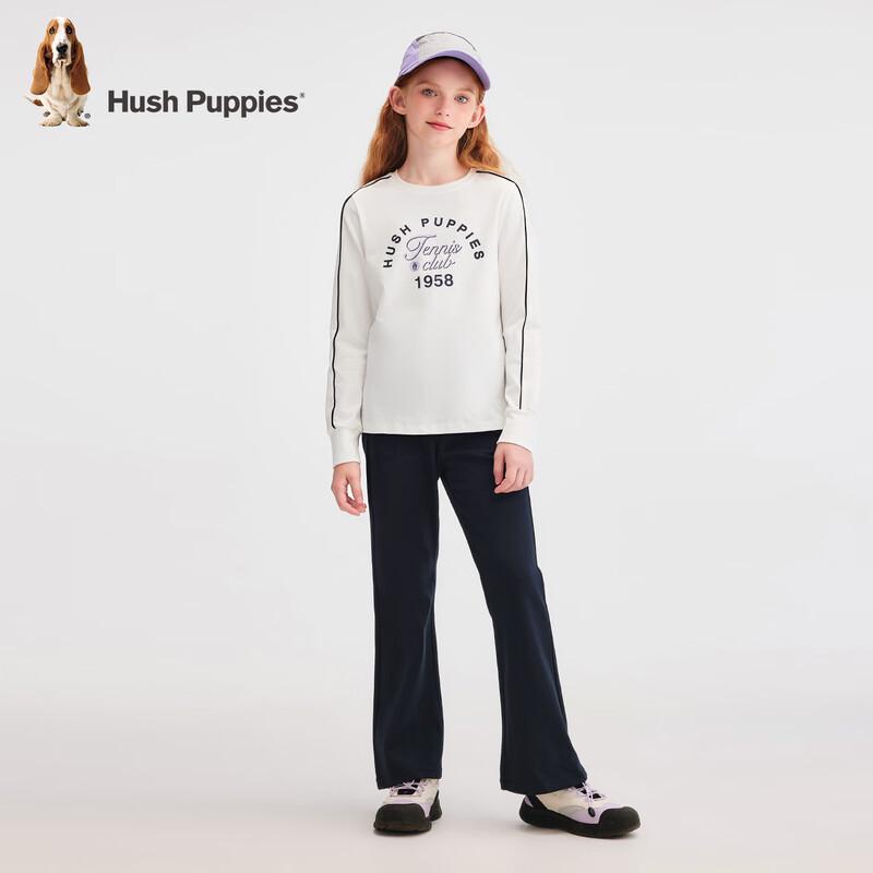 Hush Puppies Girls' Long Sleeve Round Neck T-shirt