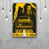 de niro taxi driver movie Retro Vintage Tin Sign Poster Decorative Plaque Metal Plate Wall Decor