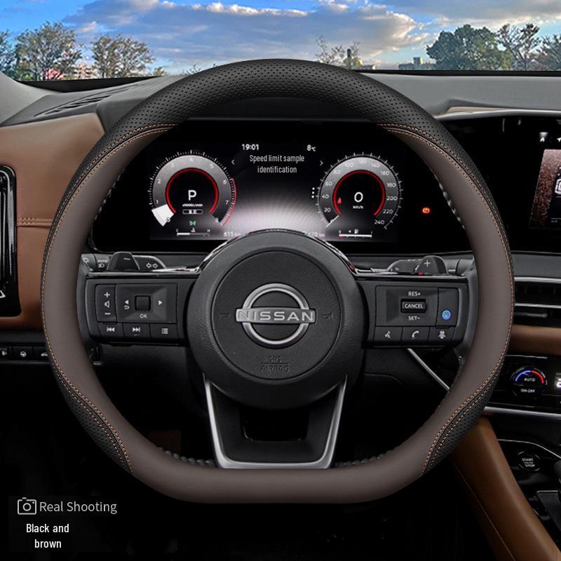 

Ultra-Thin Non-Slip Steering Wheel Cover for 2024 Nissan Land Cruiser Interior Enhancement Other
