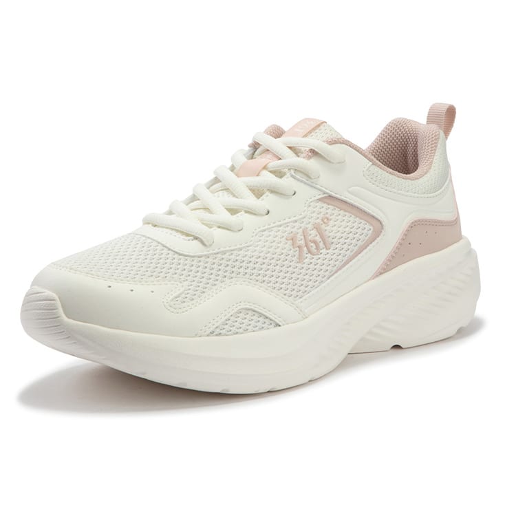 361 Blade Leaf 2.0 Cushioning Slip Resistant Abrasion Resistant Low Top Running Shoes Women's Fresh Pink 682422249F-5