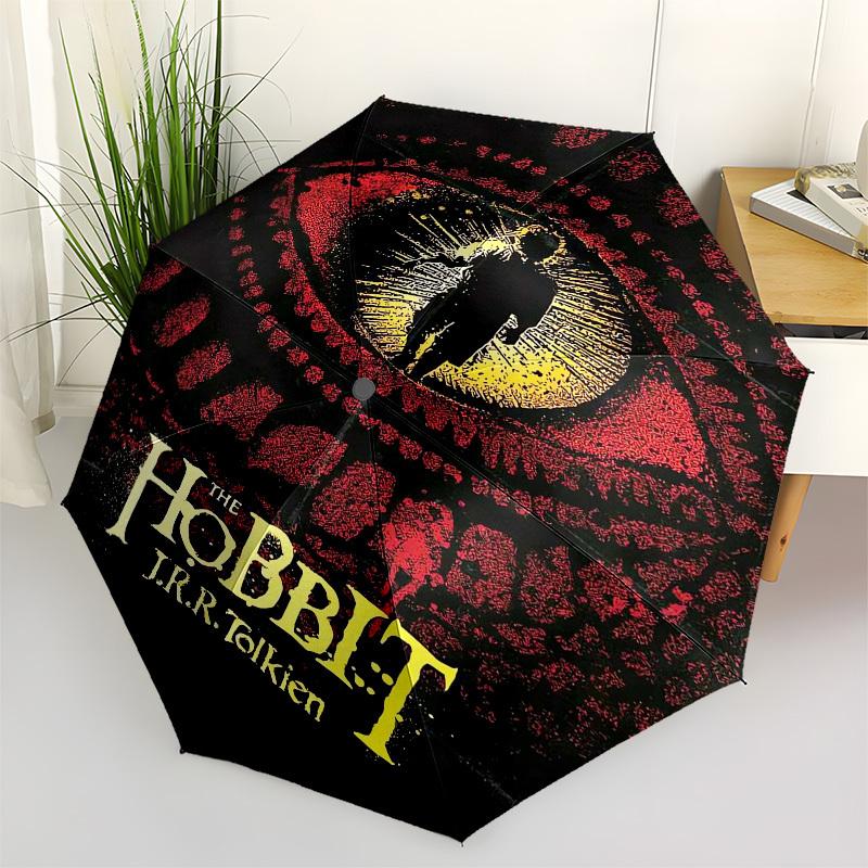 

1pc The Hobbit Eye of Sauron Umbrella with Plastic Handle,Suitable for All Seasons Travel Outdoor Multi-functional UmbrellaDCS138